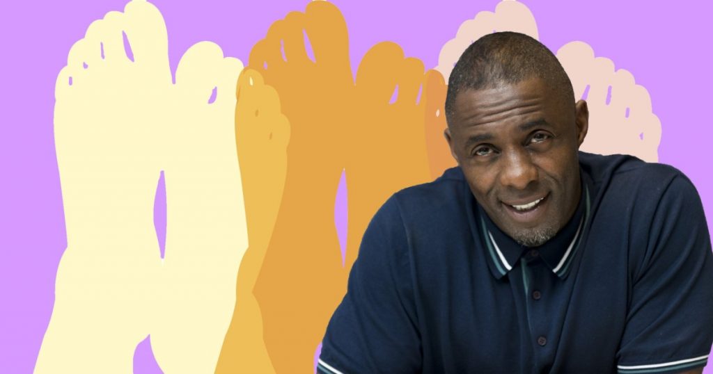 idris elba foot fetish